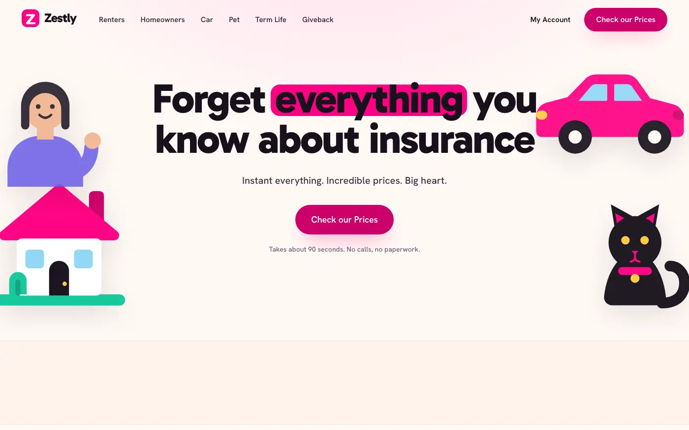 Zestly website